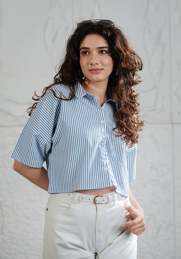 MAPLE STRIPE BLOUSE